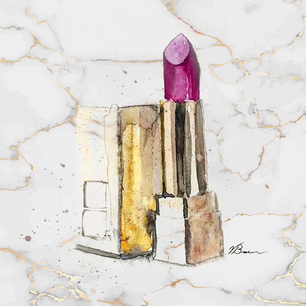 Marble Lipstick art print by Victoria Brown for $57.95 CAD