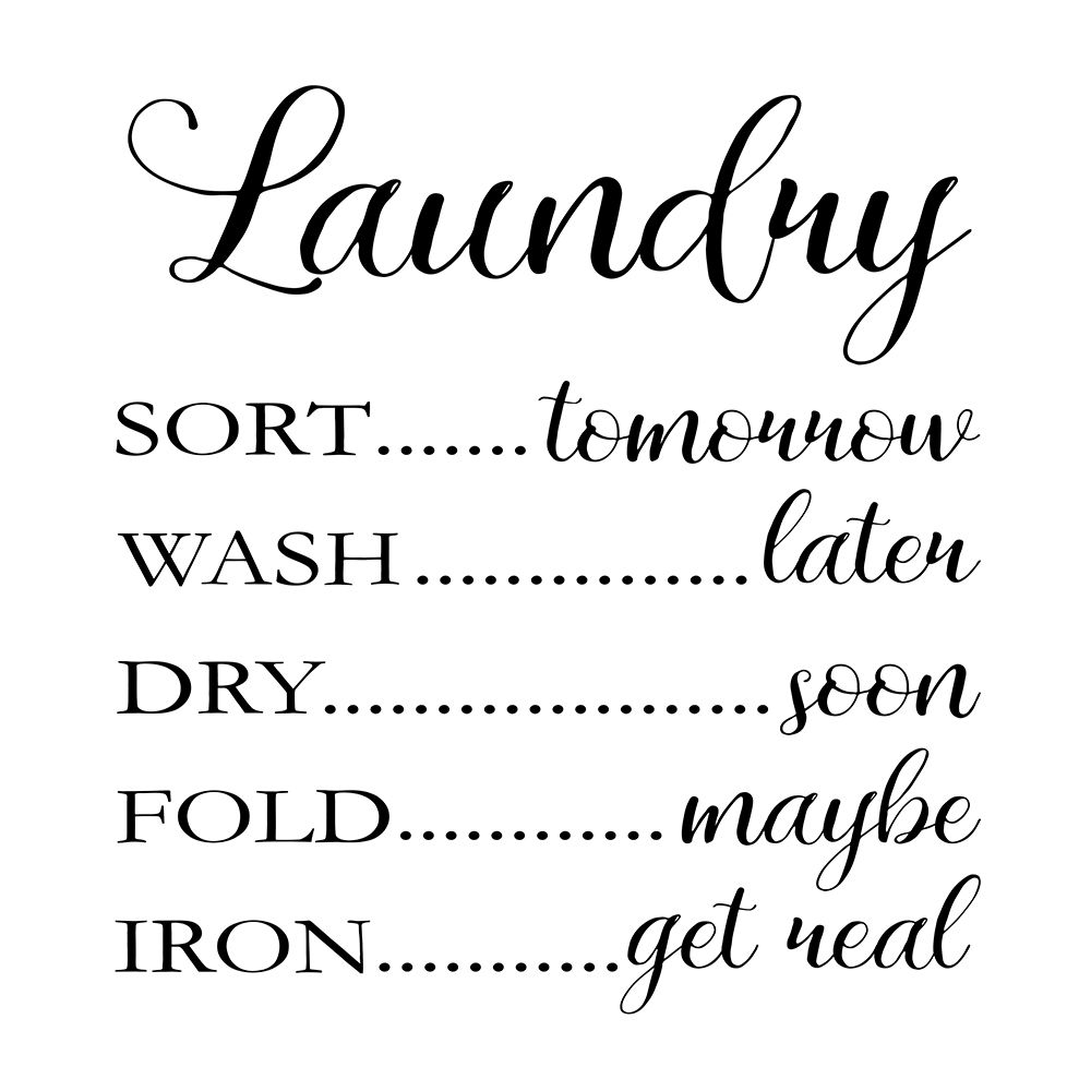 Laundry Words 1 art print by Victoria Brown for $57.95 CAD