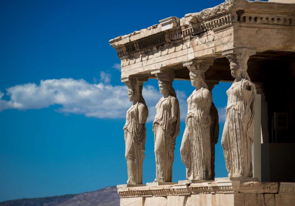 Greece Athens Acropolis Statues art print by Vladimir Kostka for $57.95 CAD