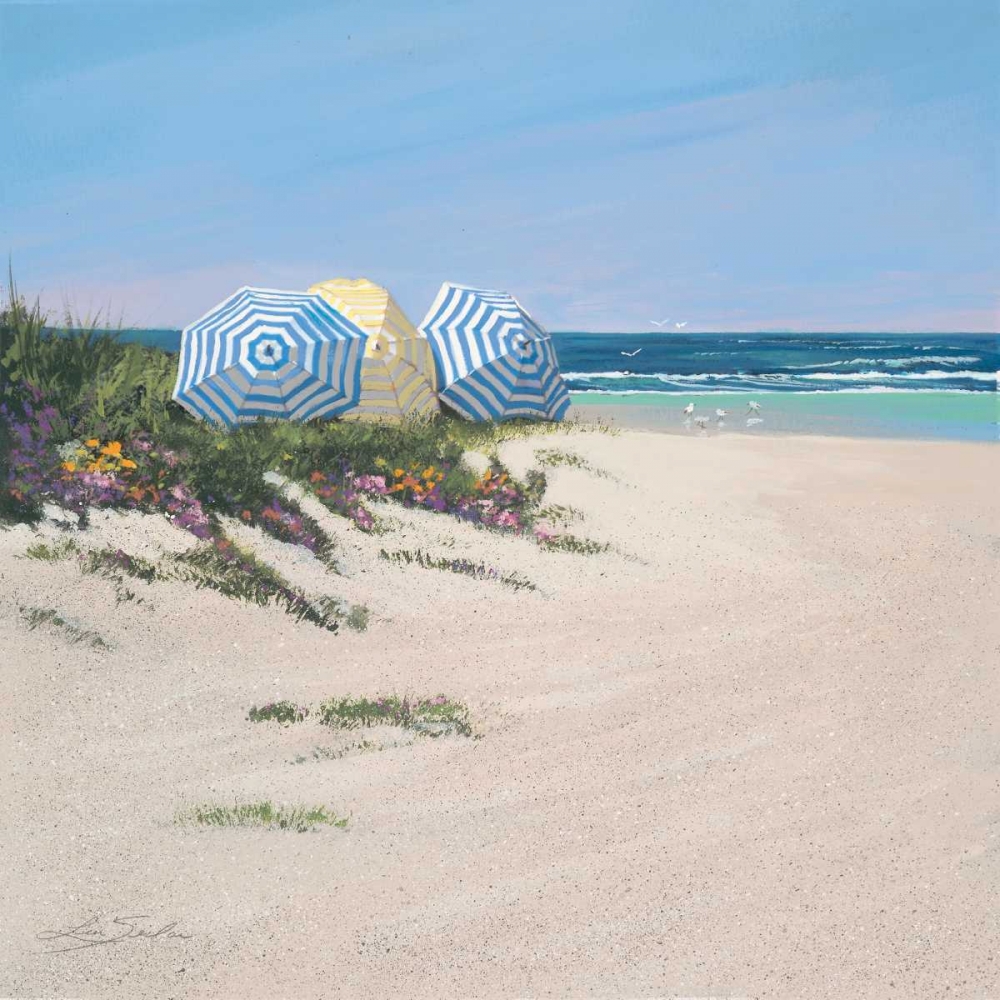 Day at the Beach art print by Lin Seslar for $57.95 CAD