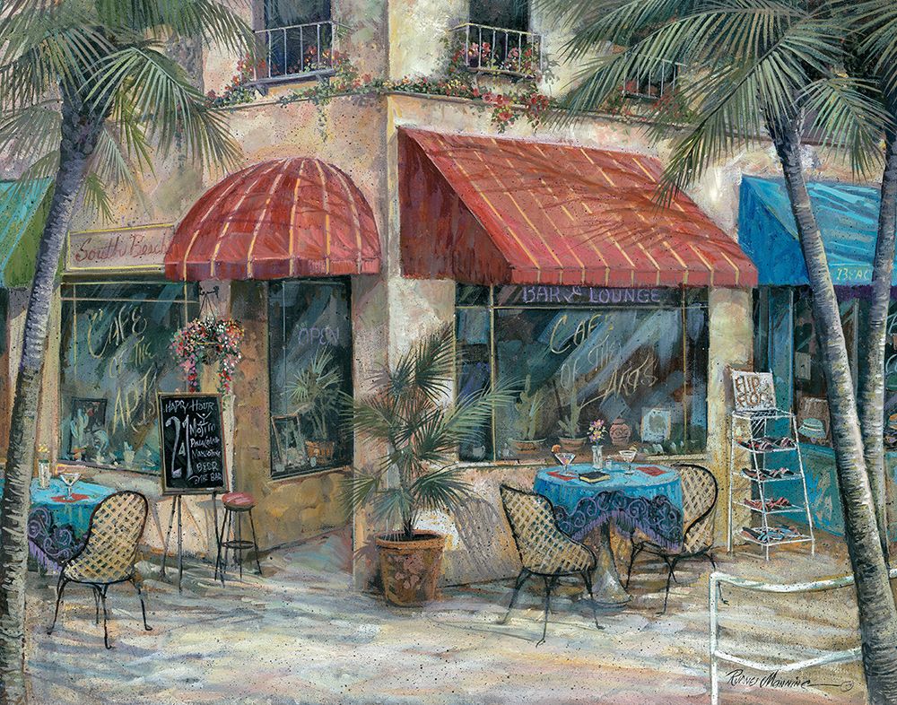 Cafe of the Arts art print by Ruane Manning for $57.95 CAD