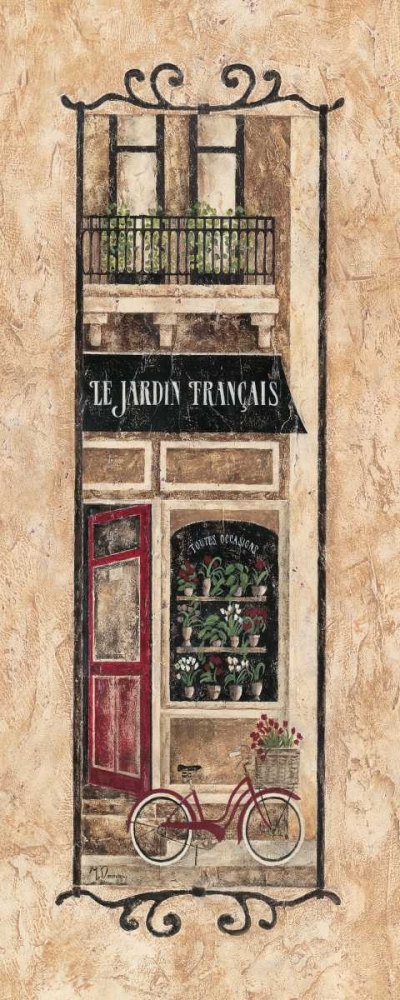 Le Jardin Francais art print by Maria Donovan for $57.95 CAD
