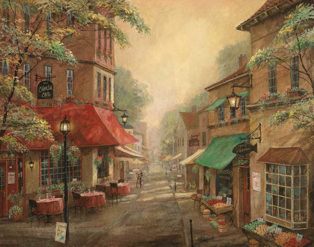 Charlies Cafe art print by Ruane Manning for $57.95 CAD