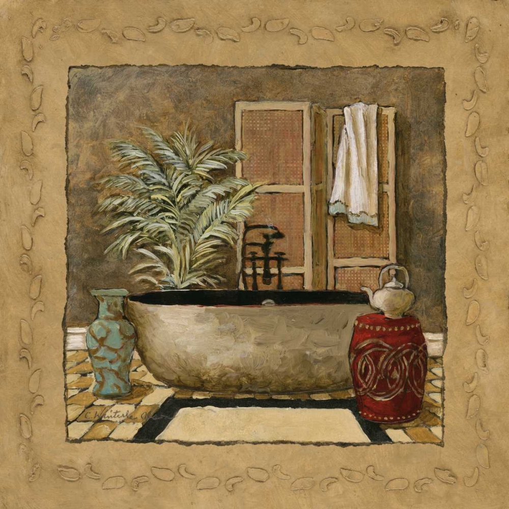 Asian Warmth I art print by Charlene Olson for $57.95 CAD