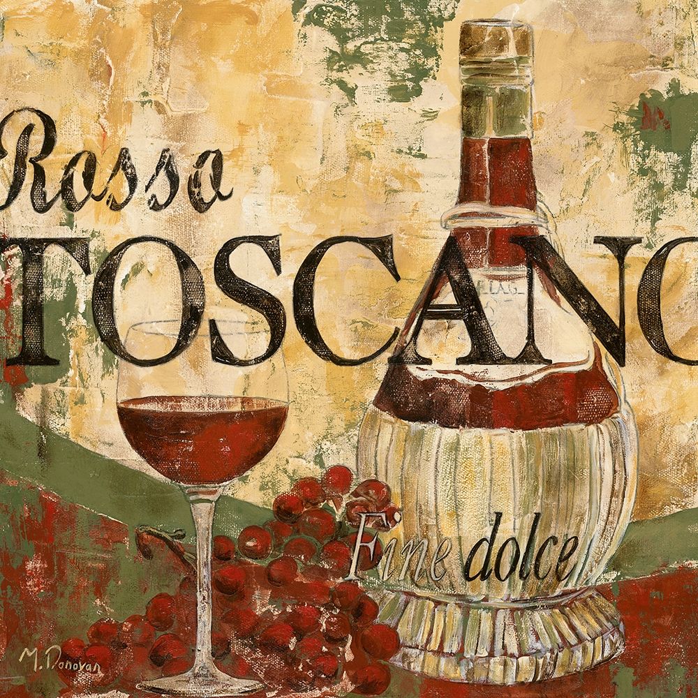 Rossa Toscano art print by Maria Donovan for $57.95 CAD