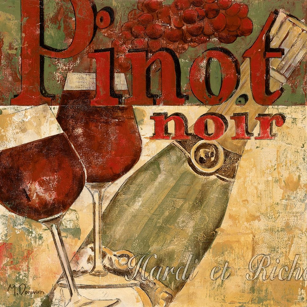 Pinot Noir art print by Maria Donovan for $57.95 CAD