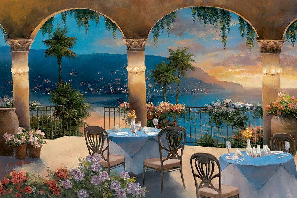 Amalfi Holiday I art print by T.C. Chiu for $57.95 CAD