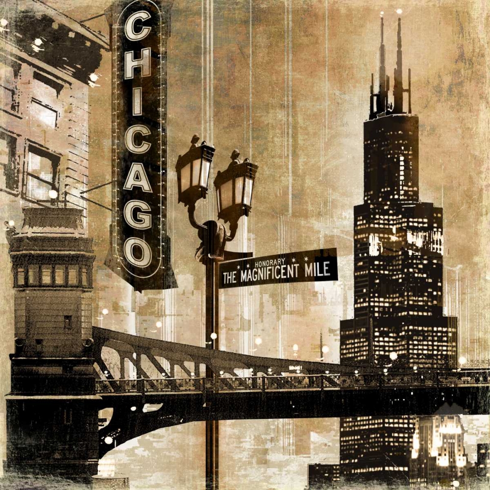 Chicago art print by Kelly Donovan for $57.95 CAD