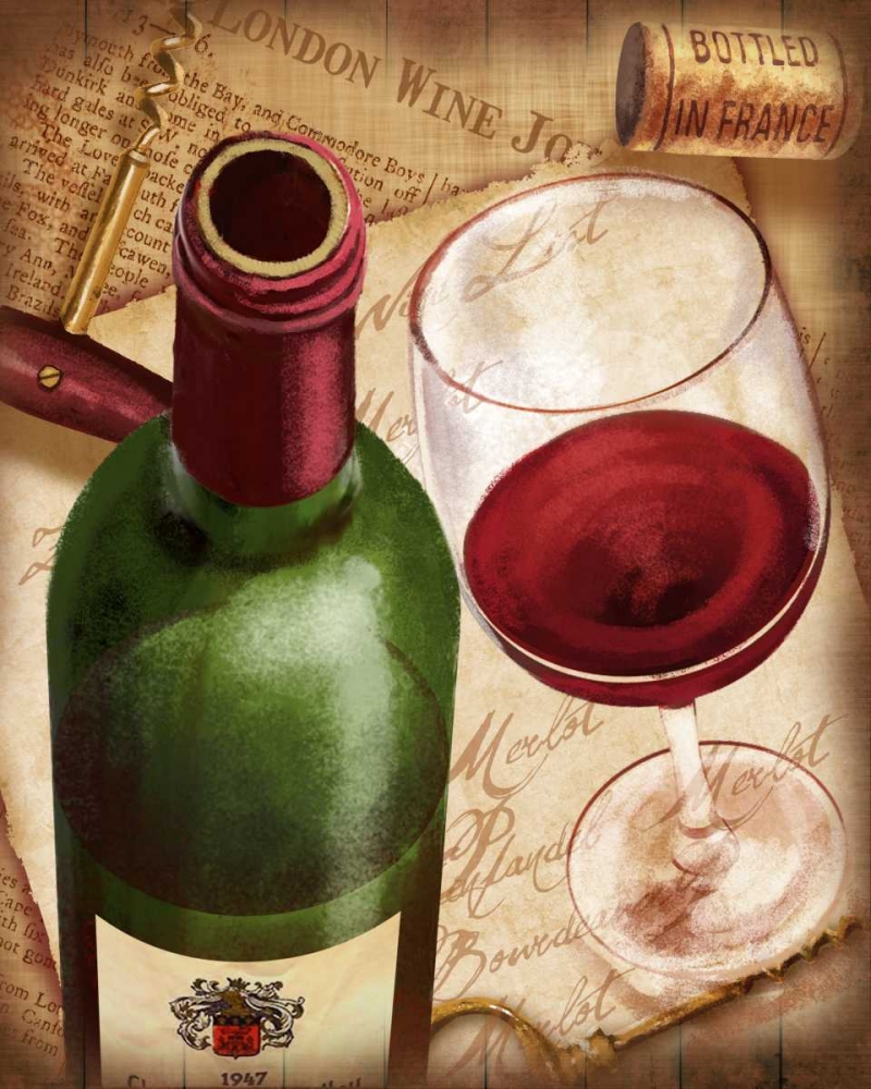 Merlot Wine art print by Conrad Knutsen for $57.95 CAD