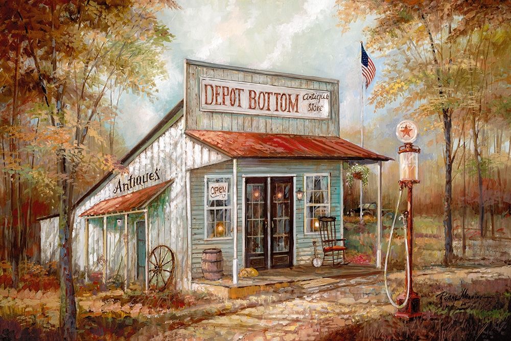 Depot Bottom art print by Ruane Manning for $57.95 CAD