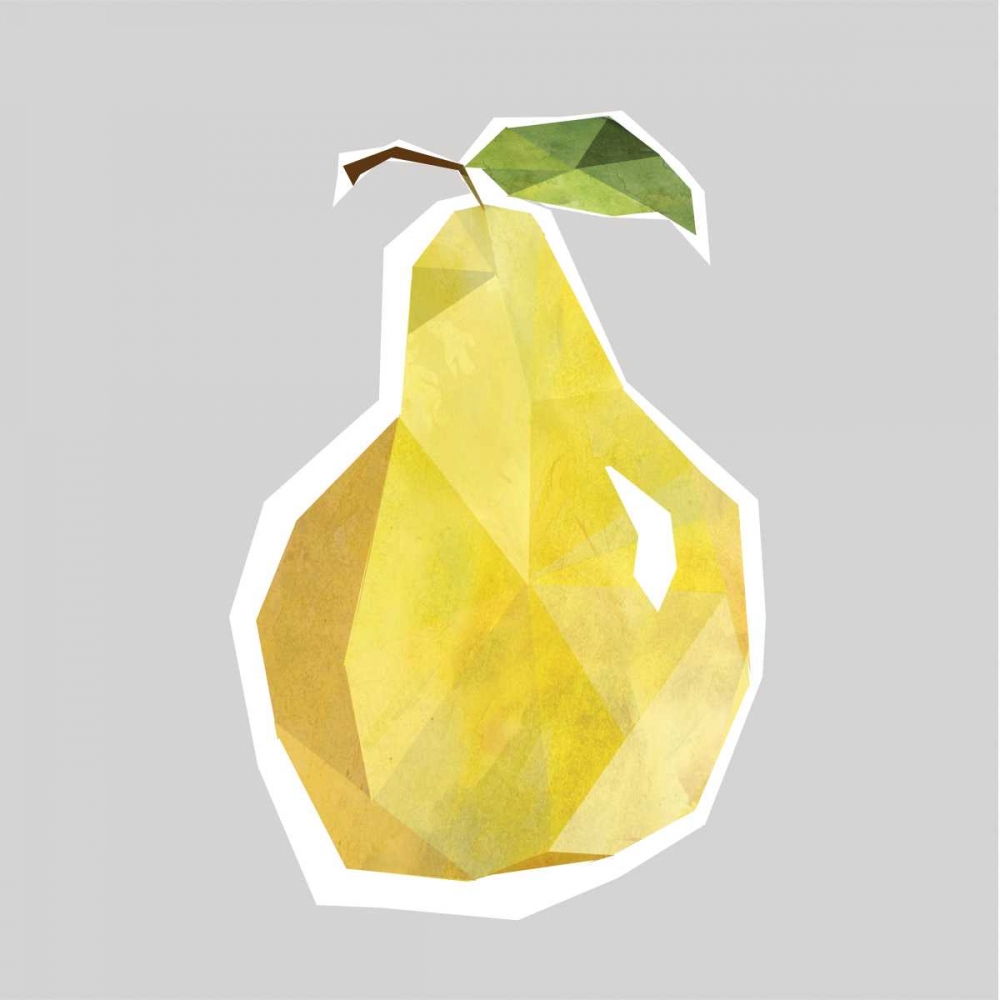 Facet Fruit Pear art print by Carol Robinson for $57.95 CAD