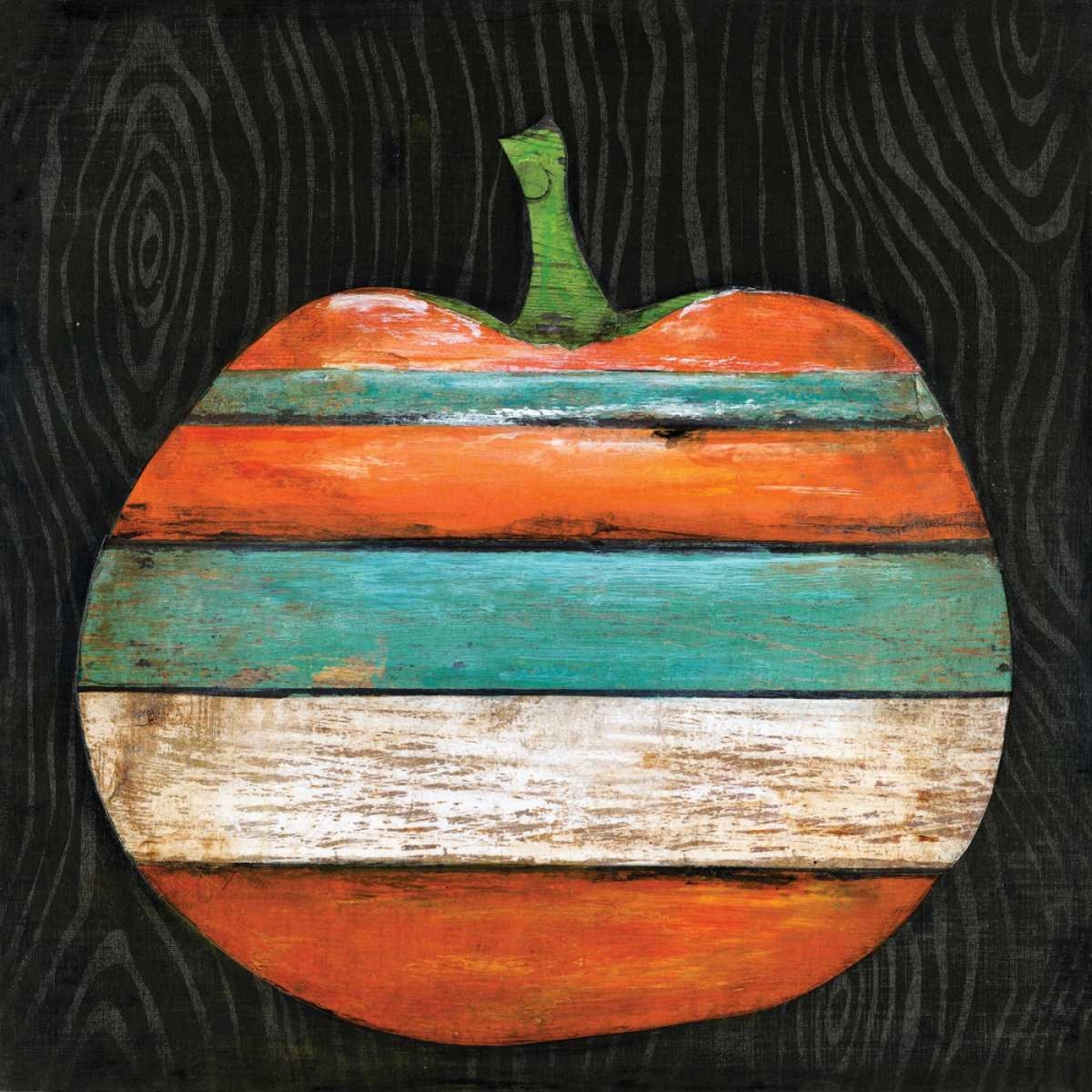 Striped Pumpkin art print by Janet Tava for $57.95 CAD