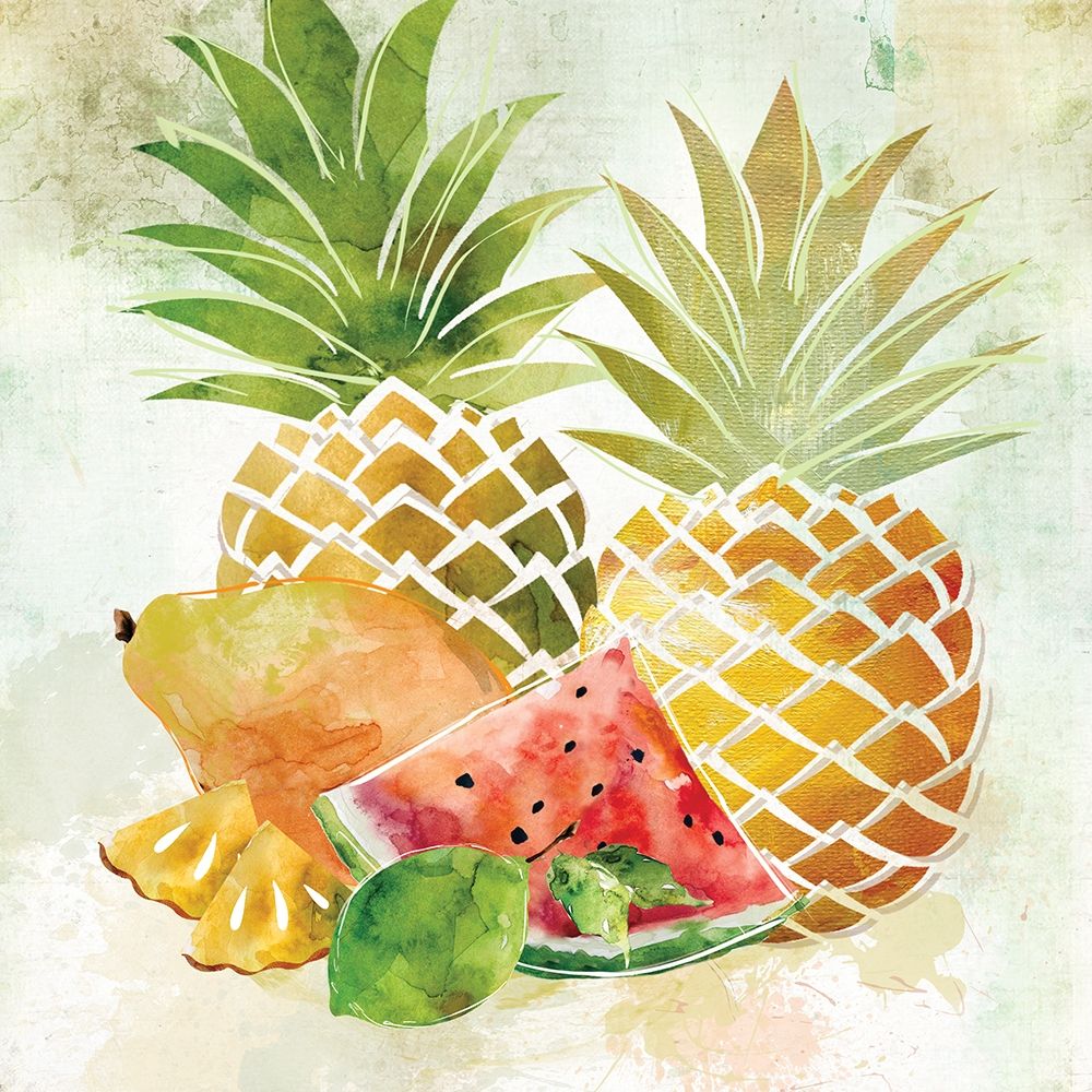 Tropical Fruit I art print by Carol Robinson for $63.95 CAD