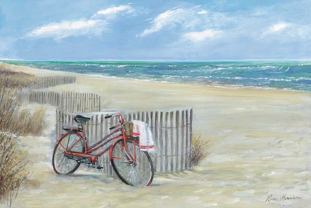 Bike to the Beach art print by Ruane Manning for $57.95 CAD