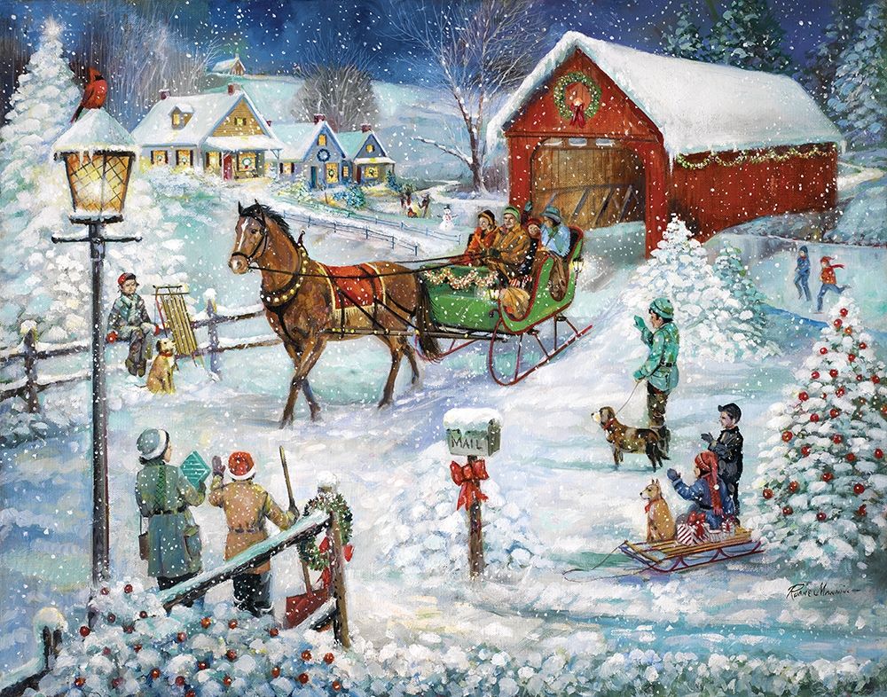 Sleigh Ride art print by Ruane Manning for $57.95 CAD