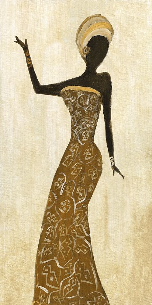African Dance I art print by Julia Shaternik for $57.95 CAD