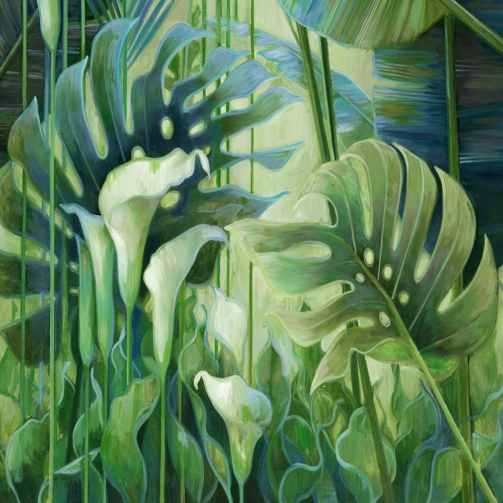 Tropical Garden art print by Elaine Vollherbst-Lane for $57.95 CAD