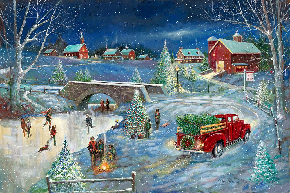 Warm Holidays Memories art print by Ruane Manning for $57.95 CAD