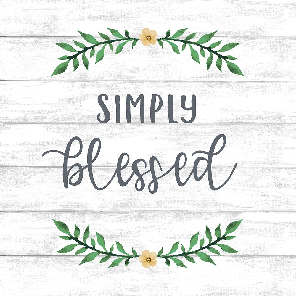 Simply Blessed Wreath art print by Conrad Knutsen for $57.95 CAD