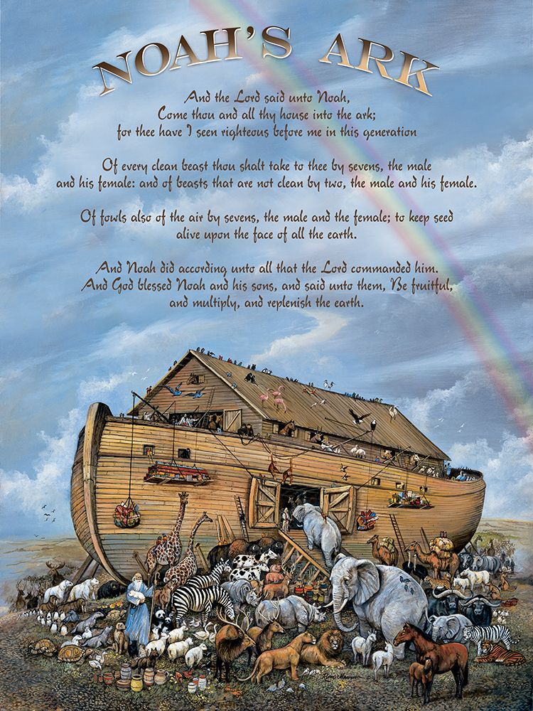 Noahs Ark Genesis art print by Ruane Manning for $57.95 CAD