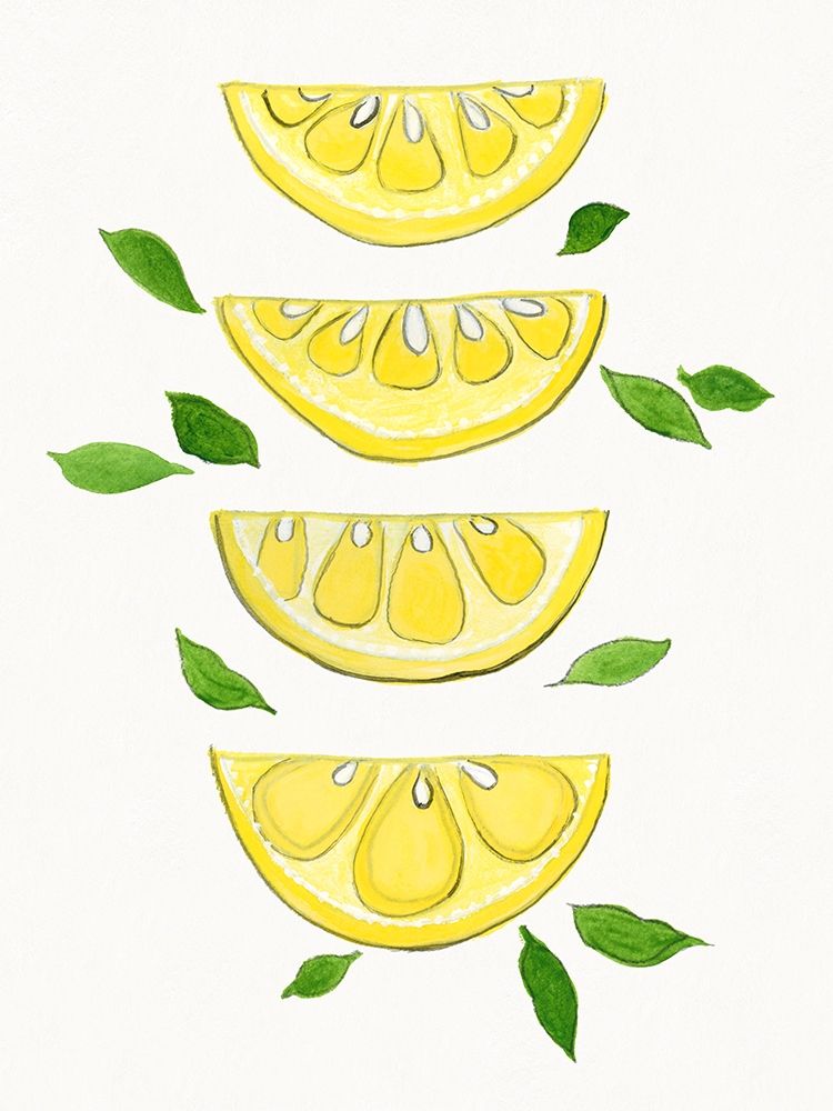 Lemon Slices art print by Tava Studios for $57.95 CAD