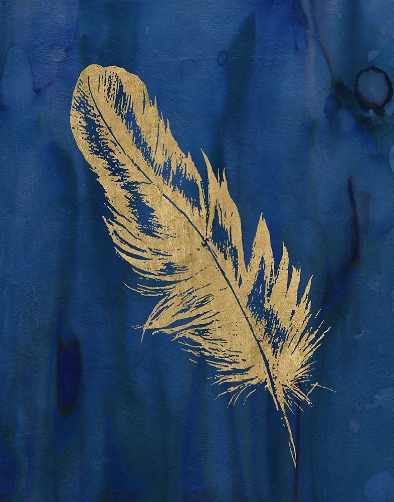 Golden Feather II art print by Carol Robinson for $57.95 CAD