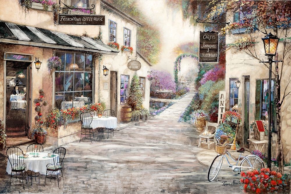 Frenchtown Market art print by Ruane Manning for $57.95 CAD