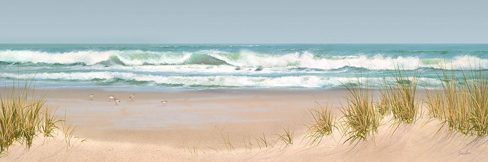 Jewelled Surf art print by Lin Seslar for $57.95 CAD