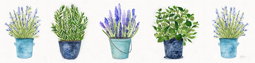 Herbs In A Row art print by Tava Studios for $57.95 CAD