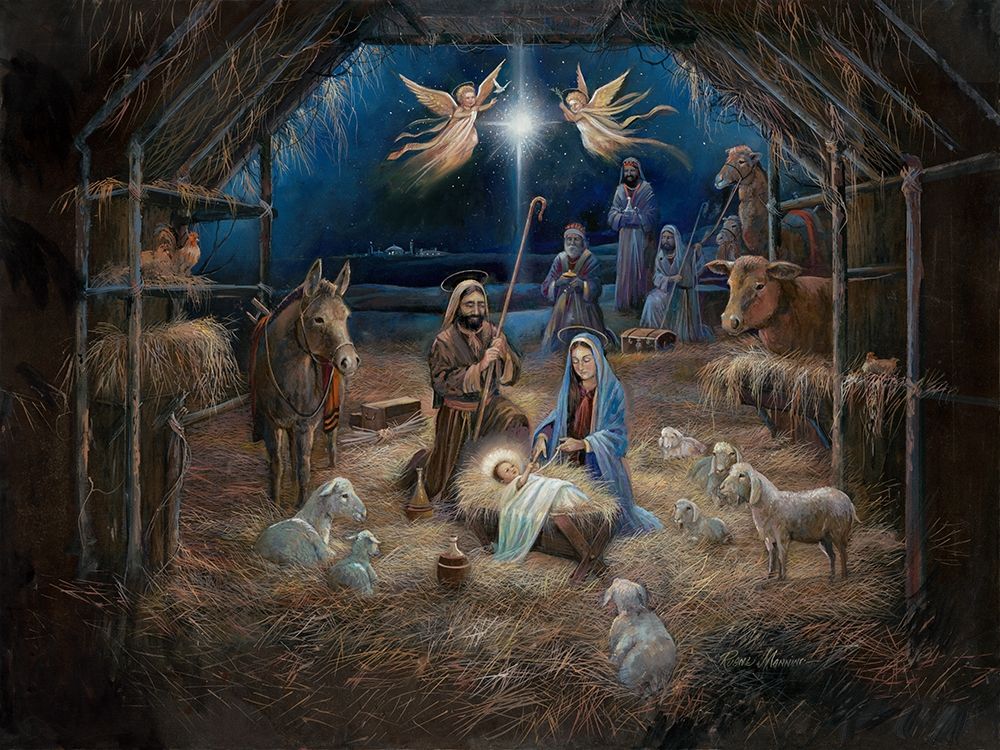 One Night In Bethlehem art print by Ruane Manning for $57.95 CAD