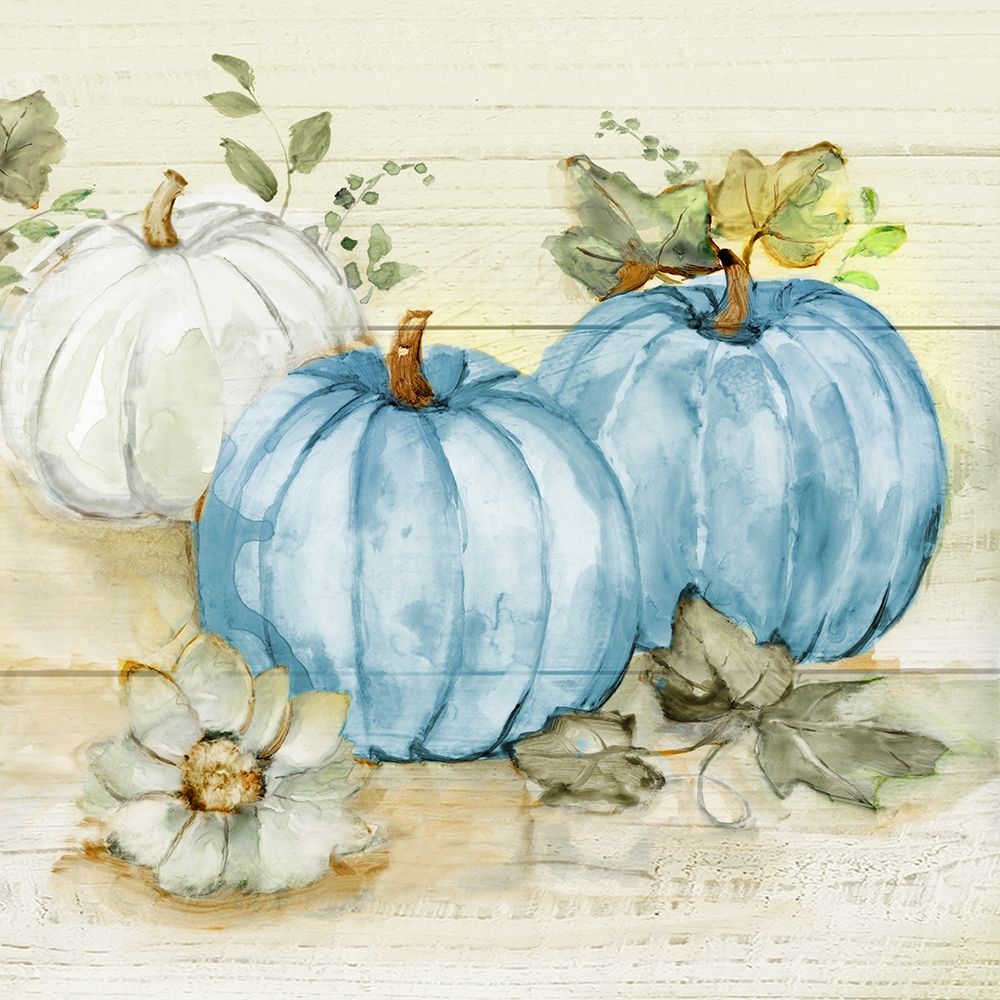 Harvest Pumpkins II art print by Nan for $57.95 CAD