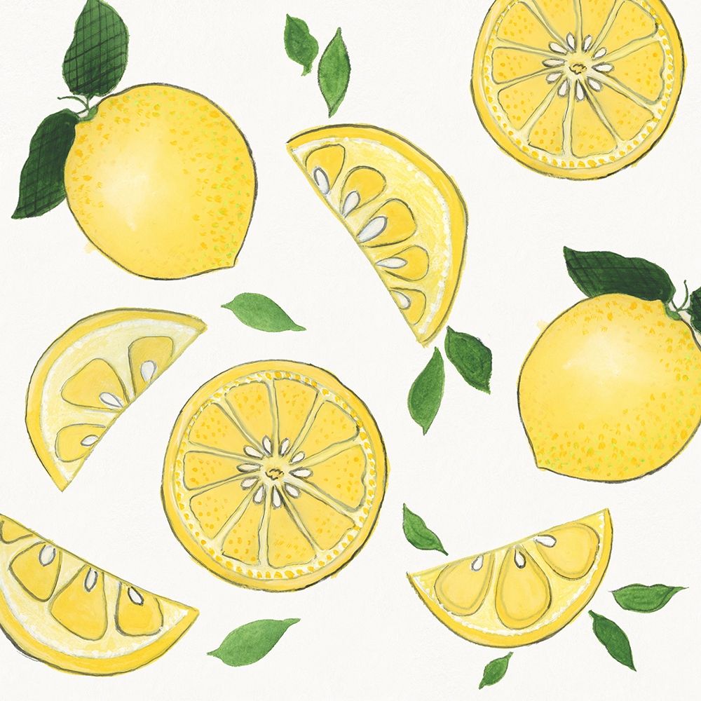 Zesty Lemons art print by Tava Studios for $57.95 CAD