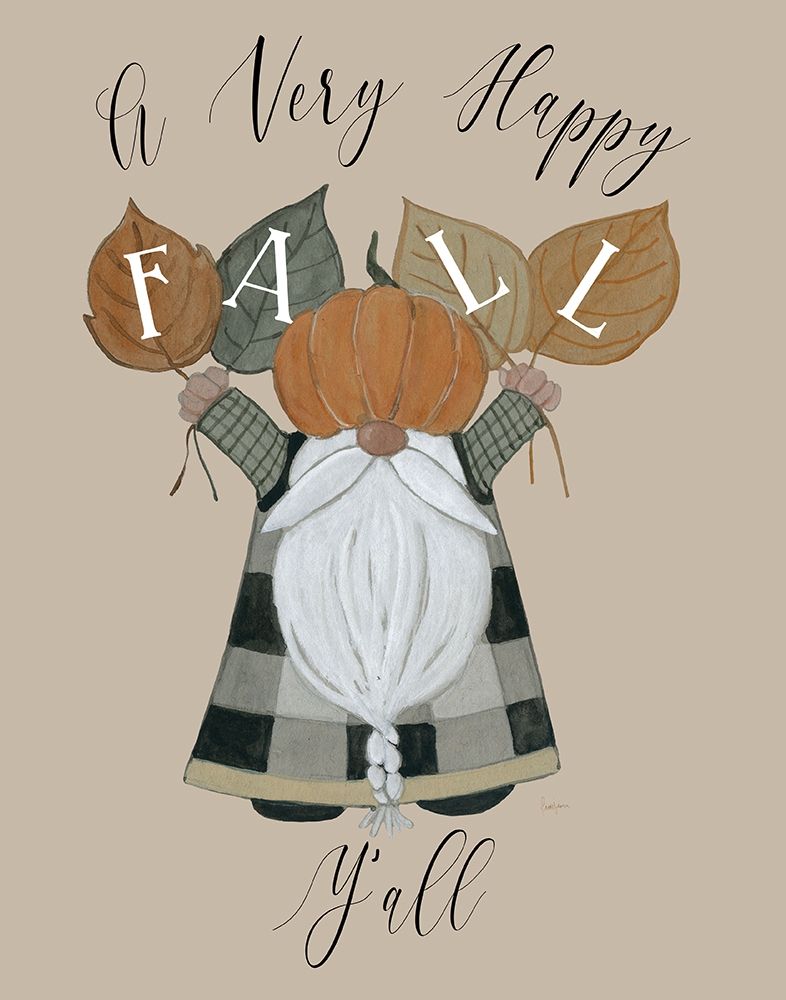 Harvest Gnomes Fall Yall art print by Livi Finn for $57.95 CAD