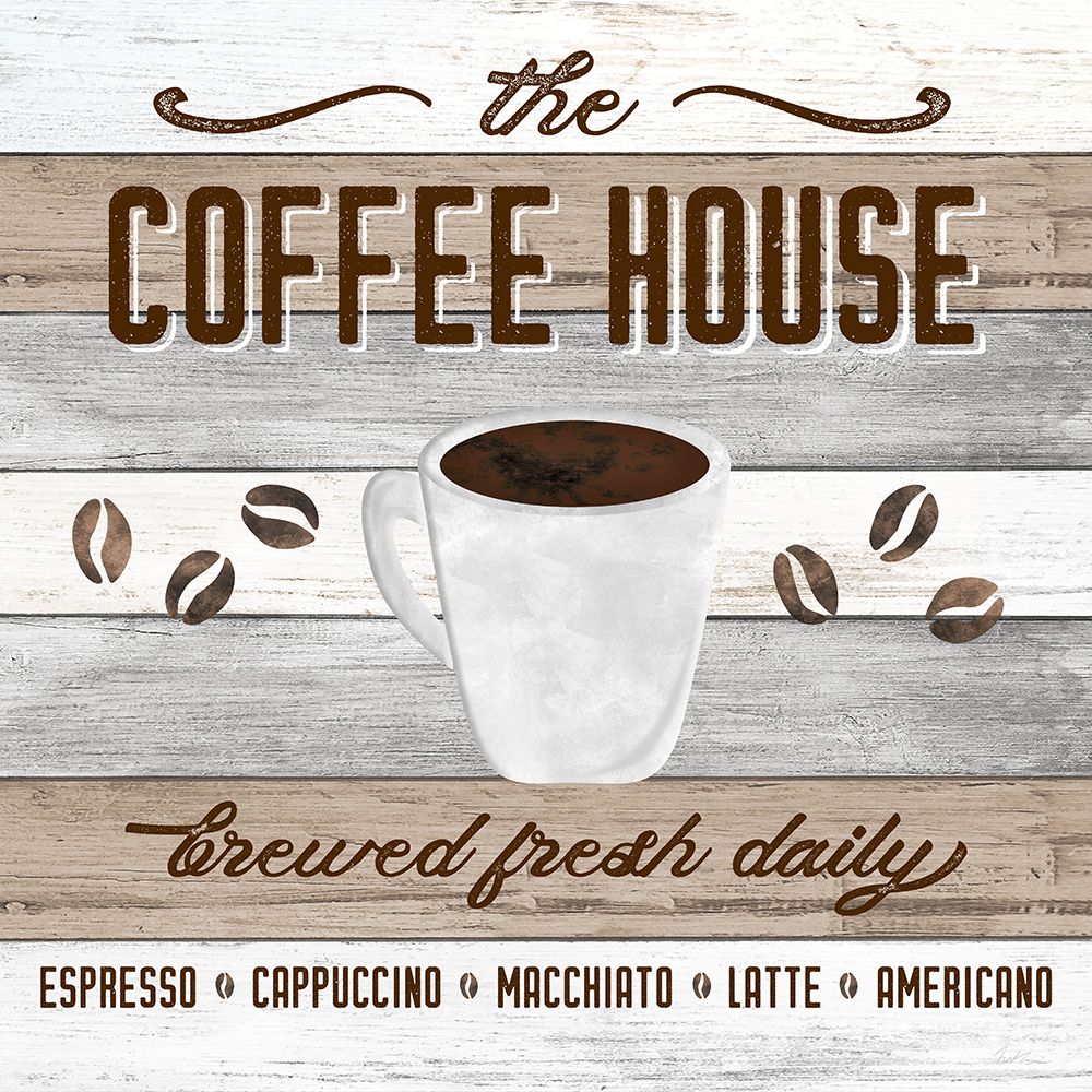 Coffee House art print by Natalie Carpentieri for $57.95 CAD