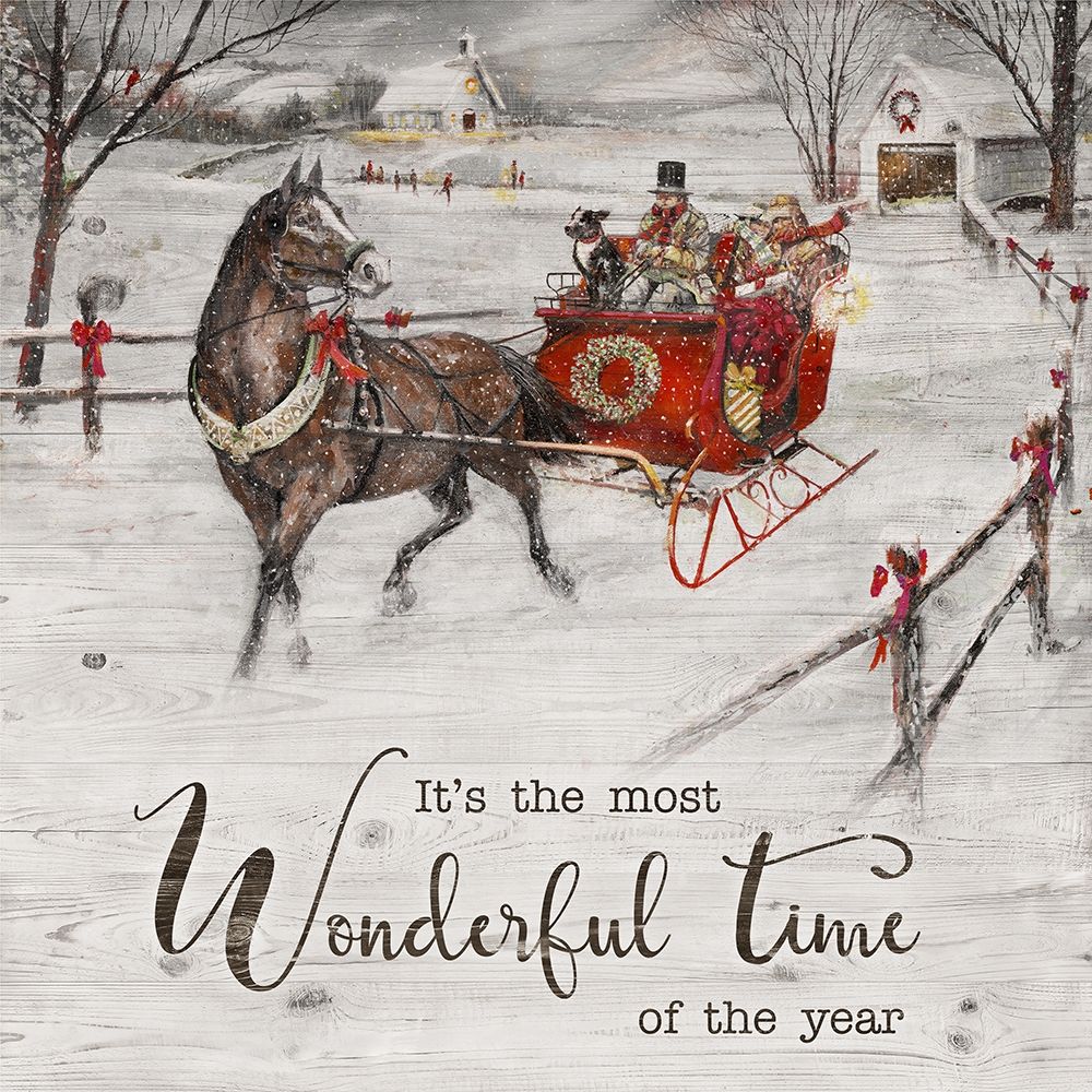 Most Wonderful Time art print by Ruane Manning for $57.95 CAD