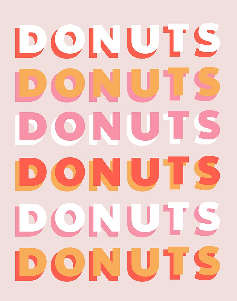Donuts art print by CAD Designs for $57.95 CAD