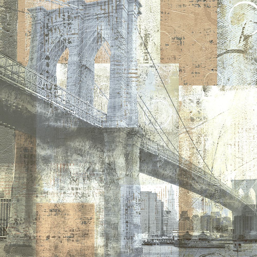 Soft Light Brooklyn Bridge art print by Katrina Craven for $57.95 CAD