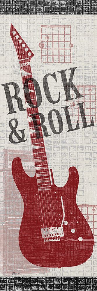 Rock and Roll art print by Katrina Craven for $57.95 CAD