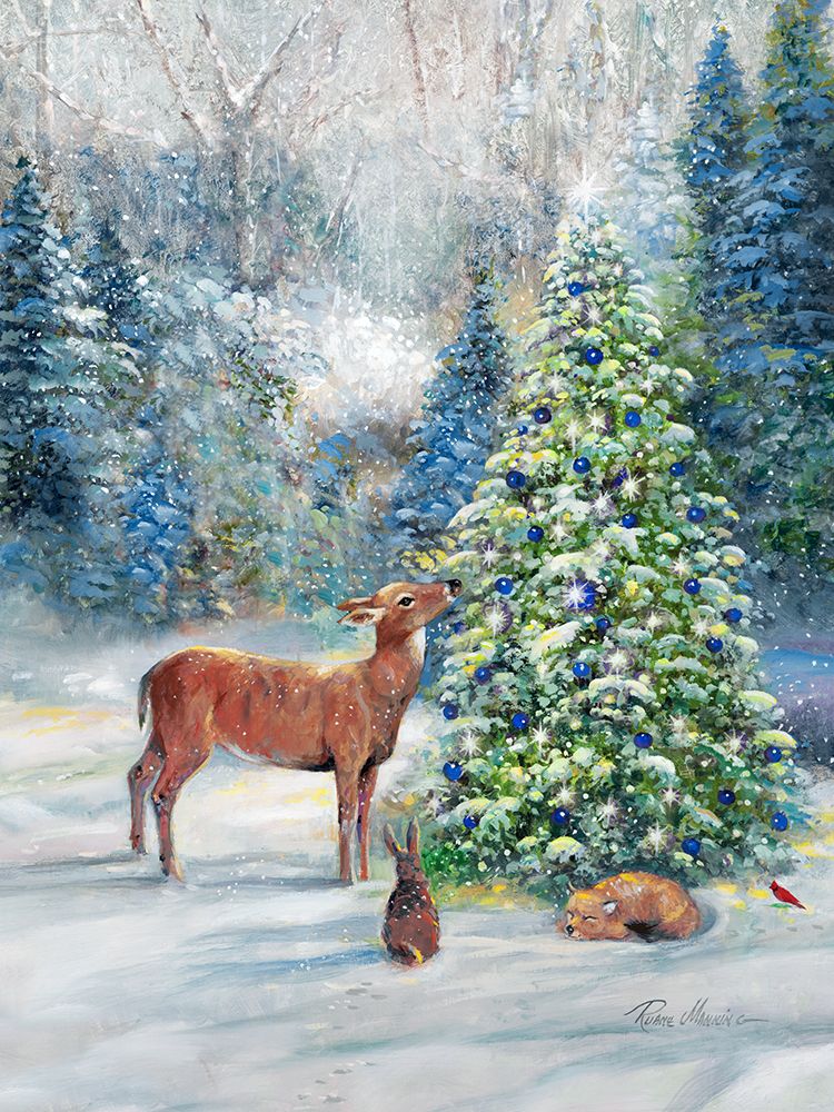 Winter Gathering art print by Ruane Manning for $57.95 CAD