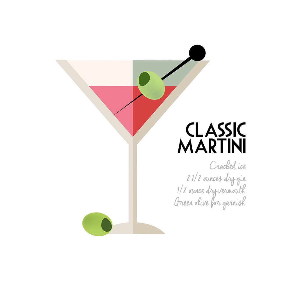 Classic Retro Martini art print by Conrad Knutsen for $57.95 CAD
