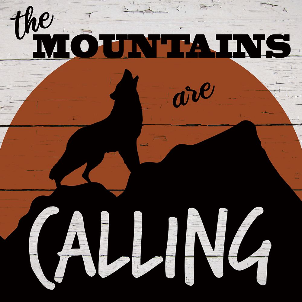 The Mountains are Calling art print by Katrina Craven for $57.95 CAD