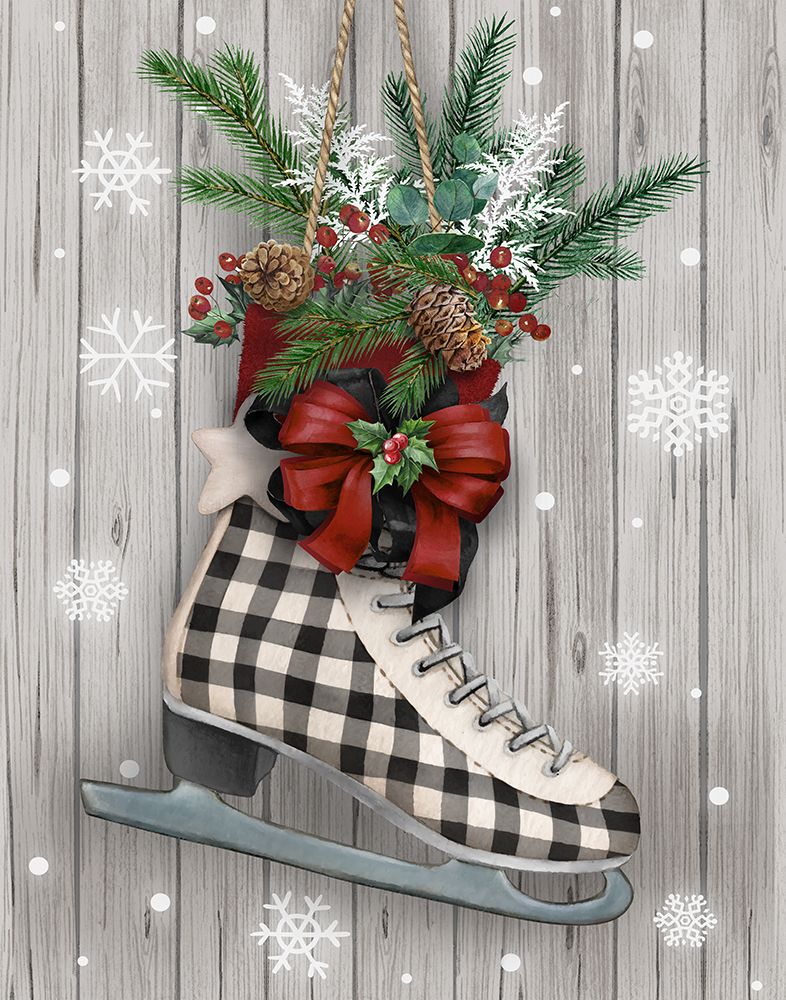 Christmas Skates art print by Conrad Knutsen for $57.95 CAD
