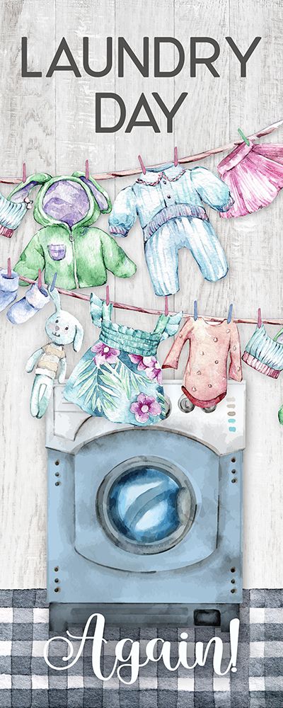 Laundry Loads I art print by Conrad Knutsen for $57.95 CAD