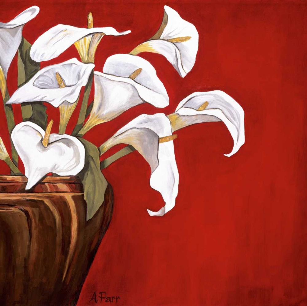 Callas on Red art print by Ann Parr for $57.95 CAD