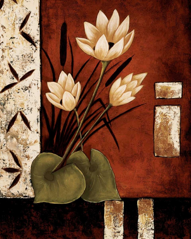 Lotus Silhouette II art print by Krista Sewell for $57.95 CAD