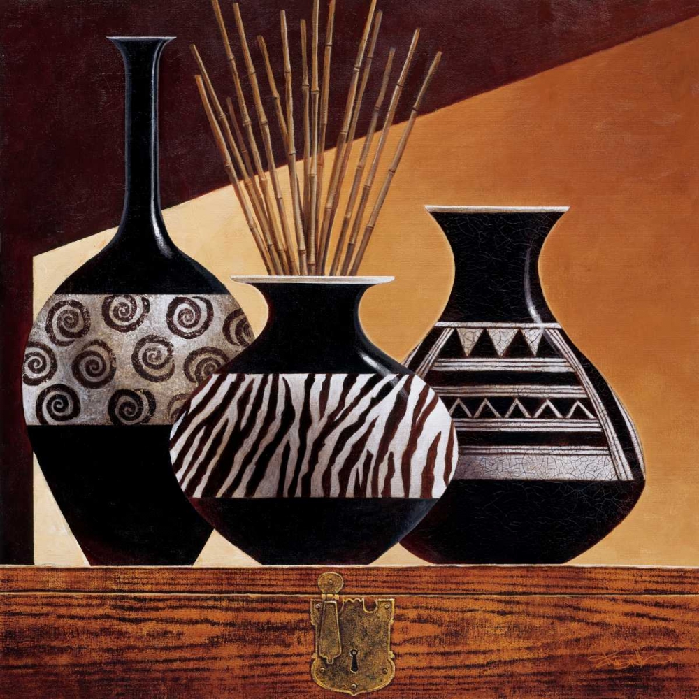 Patterns in Ebony I art print by Keith Mallett for $57.95 CAD