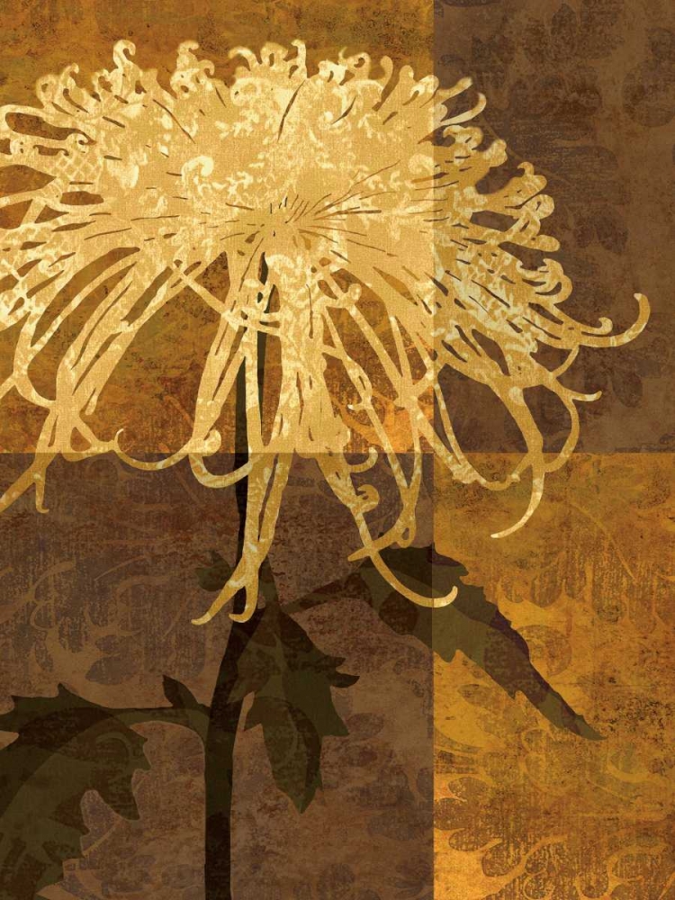 Golden Mums I art print by Keith Mallett for $57.95 CAD