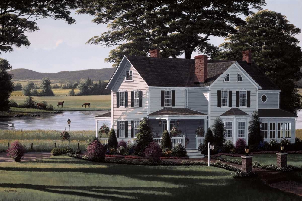 The Country Inn art print by Bill Saunders for $57.95 CAD