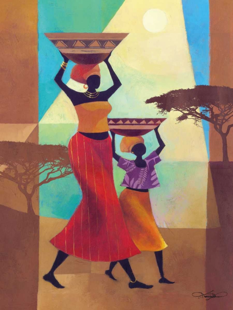Mothers Helper art print by Keith Mallett for $57.95 CAD