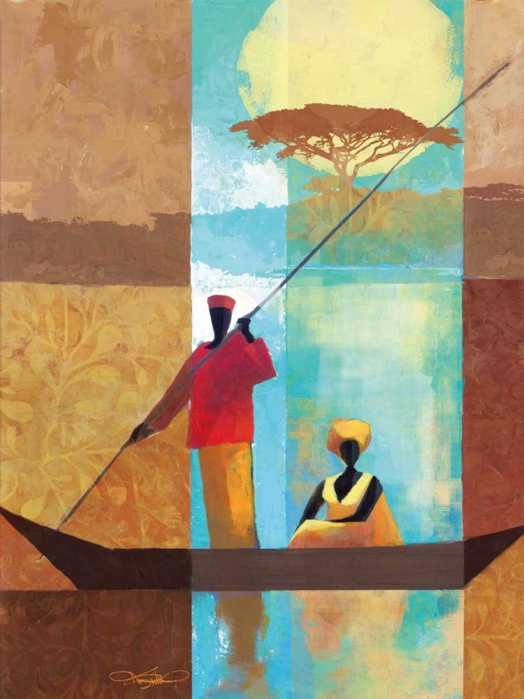On the River I art print by Keith Mallett for $57.95 CAD
